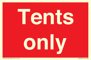 Tents only